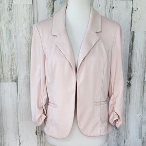 Candies Blush Blazer Knit Open Style